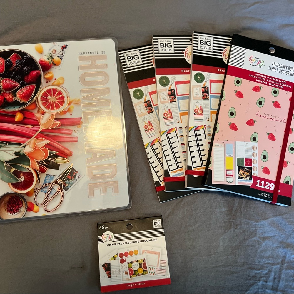 Happy Planner Recipe Lot